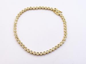 K18 ダイヤ 1.03ct ブレスレット 11.3g